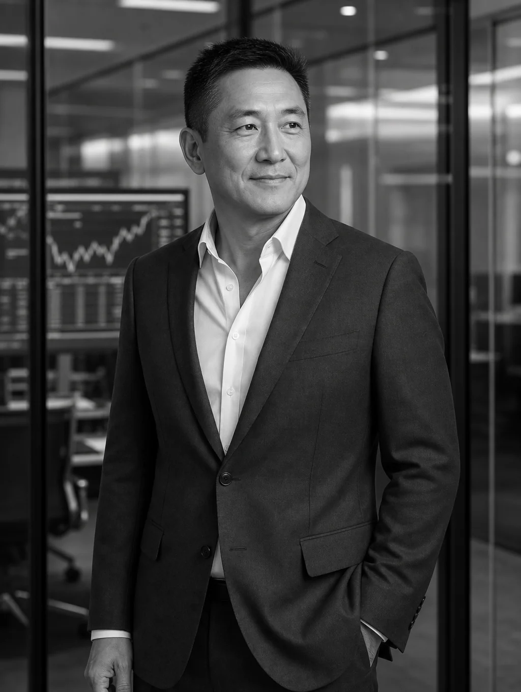 Portrait of David Wu, Principal Content Analyst, authoritative and focused